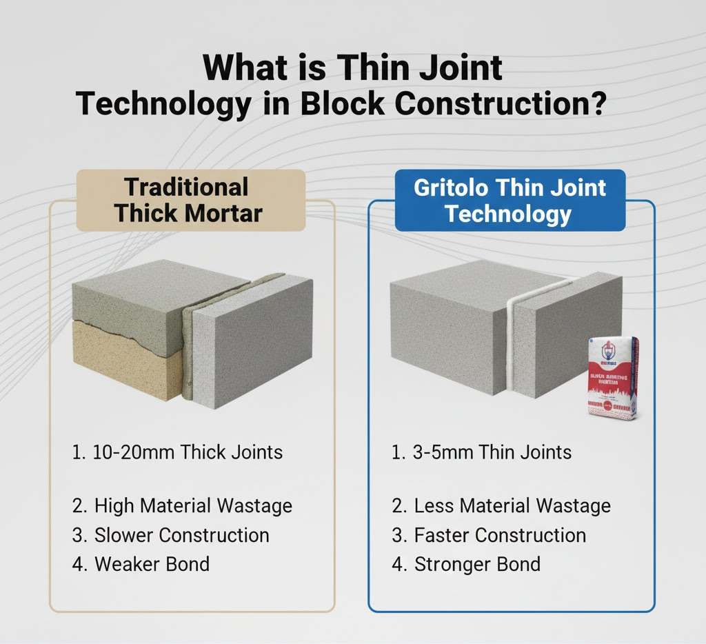 What is Thin Joint Technology in Block Construction
