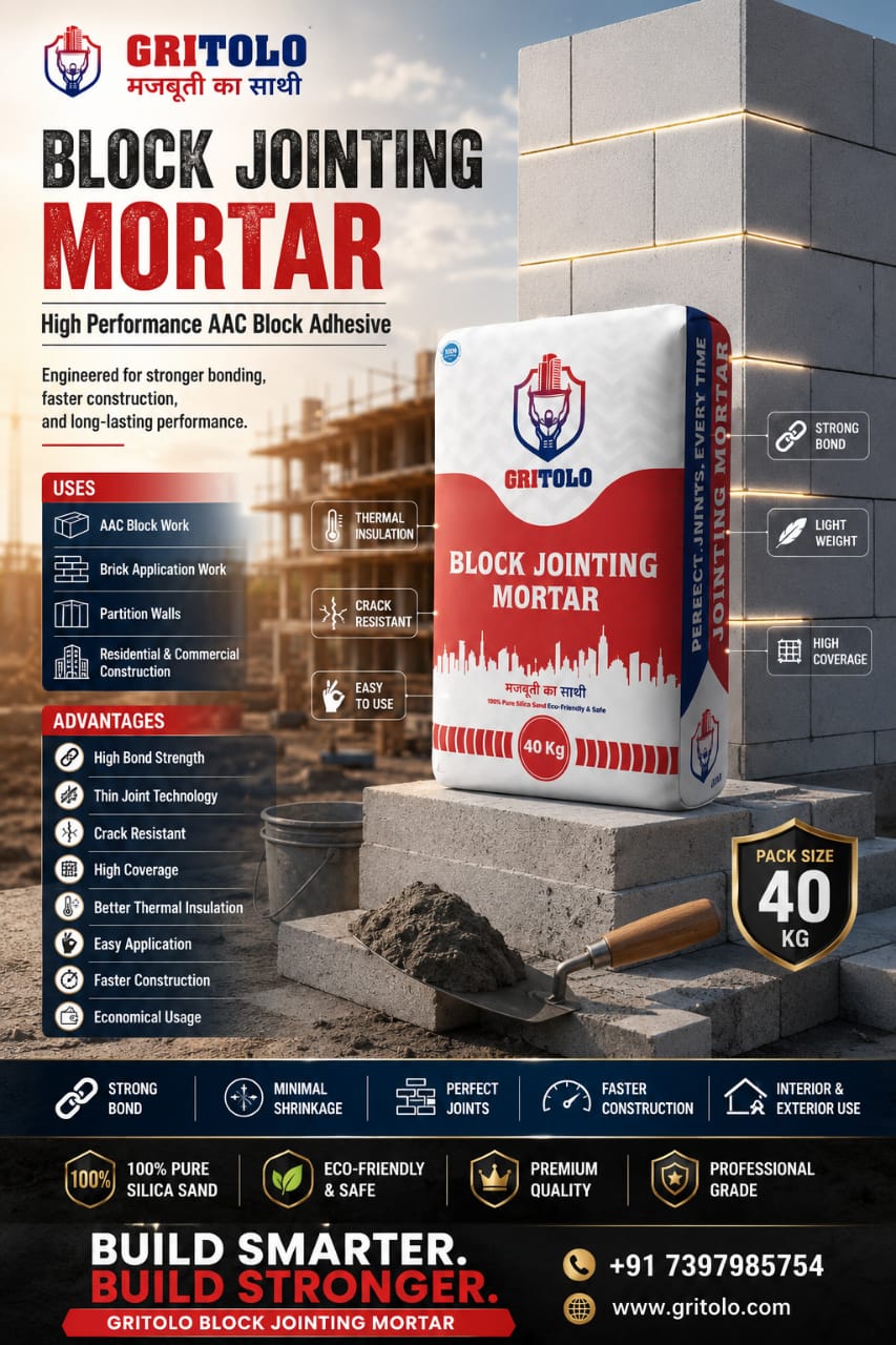 You are currently viewing Block Jointing Mortar for AAC Blocks: Complete Application Guide for Contractors (2026)