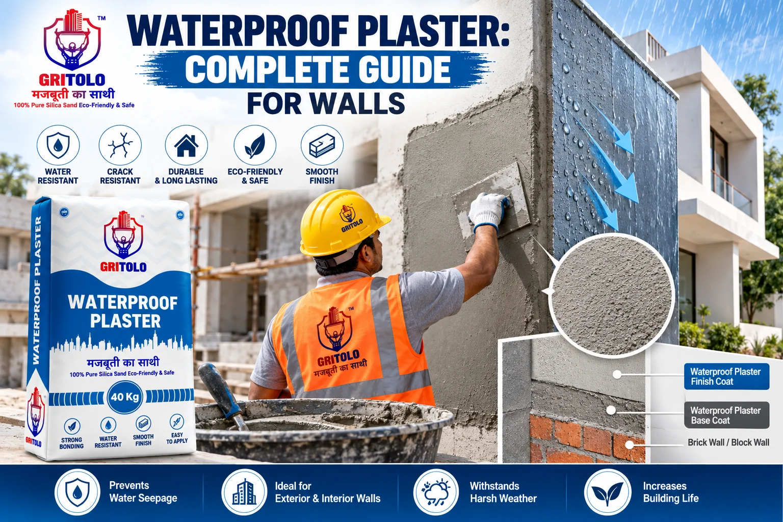 You are currently viewing Waterproof Plaster: Complete Guide for Walls